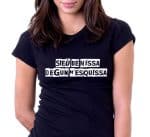 T-shirt femme du dicton nissart SIEÙ DE NISSA, DEGUN M&rsquo;ESQUISSA