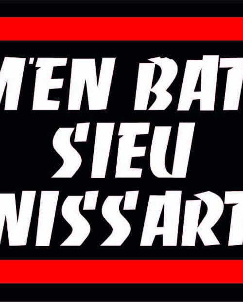 Autocollant de nice M'en Bati Sieù Nissart