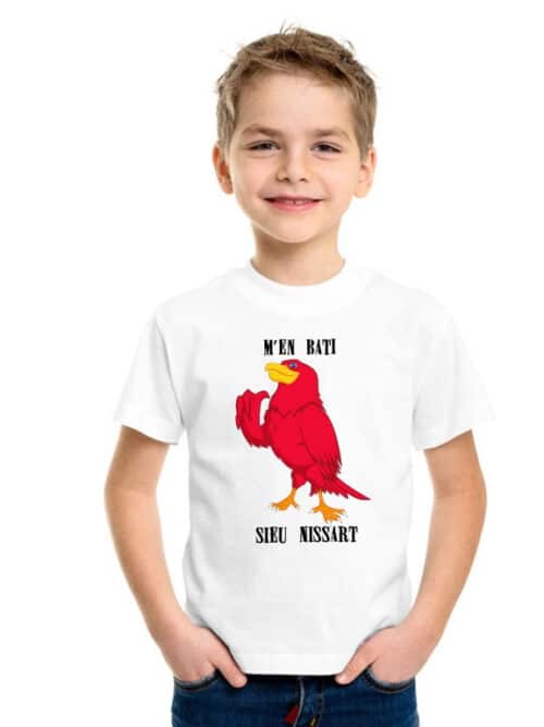 M'en Bati Sieù Nissart, tee-shirt de nice enfant