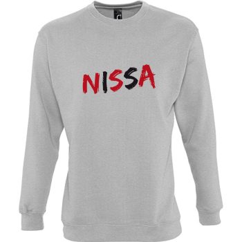 Sweat-shirt écriture Nissa, le basique de l'identité nicoise !