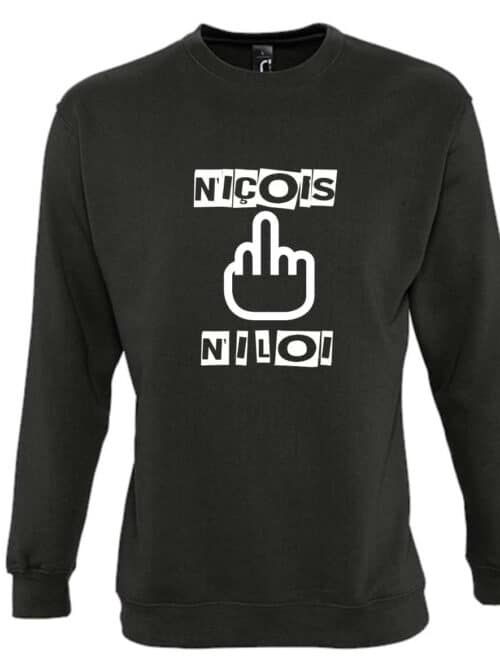 sweat-shirt des rebelles nissarts, Niçois ni loi