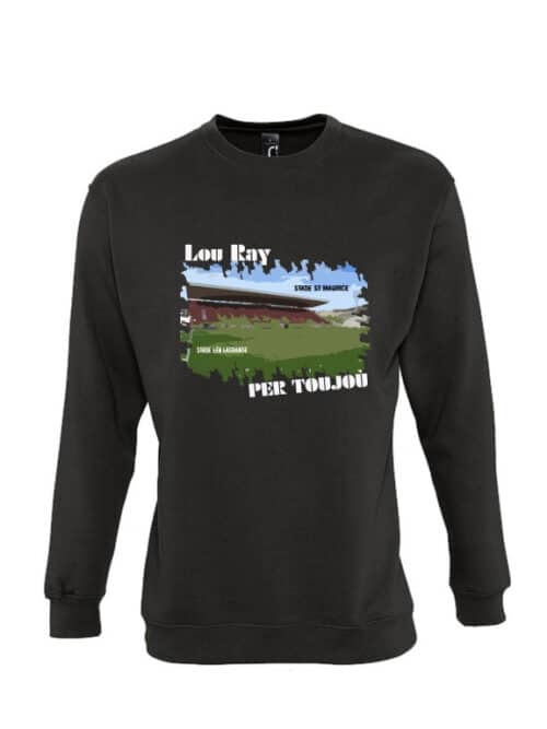 LOU RAY per toujou, sweat-shirt nissart du stade du ray