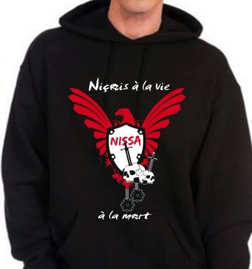 Niçois à la vie, à la mort, sweat de Nice
