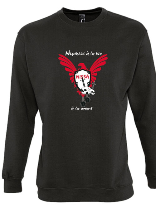 Niçoise à la vie, à la mort, sweat-shirt pour niçoise