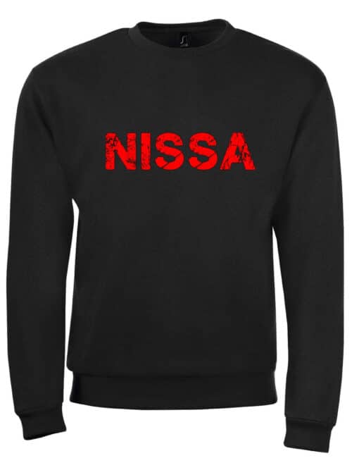 Sweat-shirt écriture Nissa, le basique de l'identité niçoise