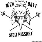 STICKER DE NICE M&rsquo;EN BATI SIEU NISSART 2