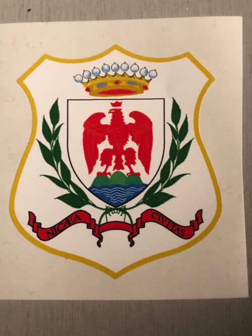 Autocollant mini blason de NIce