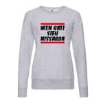 sweat-shirt du slogan niçois M&rsquo;en bati sieu nissarda