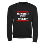 sweat-shirt du slogan niçois M&rsquo;en bati sieu nissart