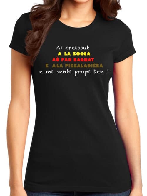 SOCCA, PAN BAGNAT...tee-shirt de la cuisine niçoise