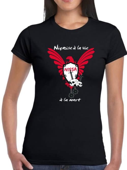 NIÇOISE À LA VIE À LA MORT, tee-shirt pour niçoise