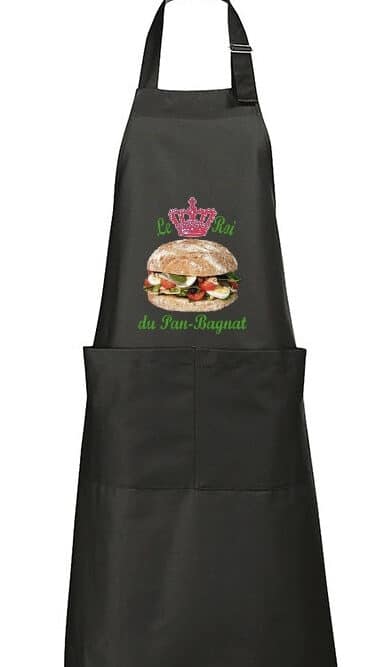 Tablier de cuisine de Nice Roi du Pan-bagnat