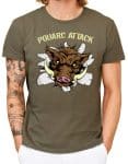 POUARC ATTACK, tee-shirt du chasseur nissart