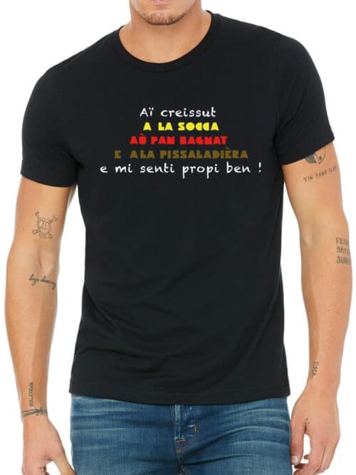 SOCCA, PAN-BAGNAT...t-shirt de la gastronomie niçoise