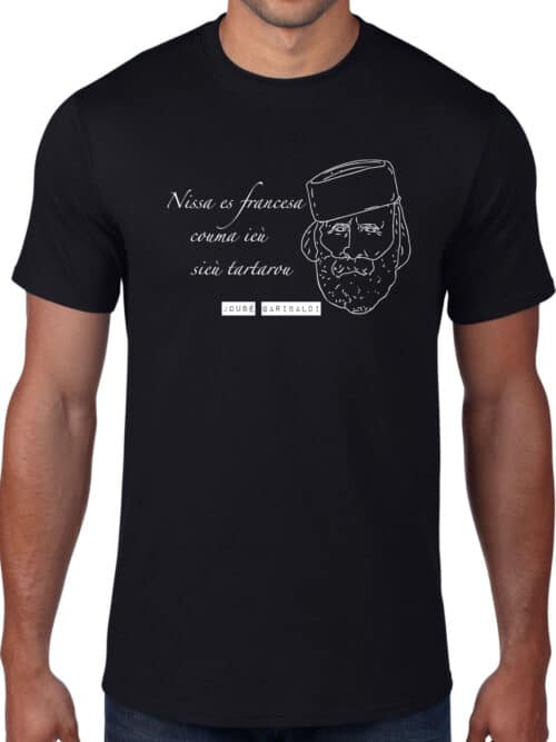 GARIBALDI, tee-shirt du héros niçois Giuseppe Garibaldi