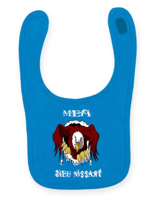 bavoir bleu mefi sieu nissart