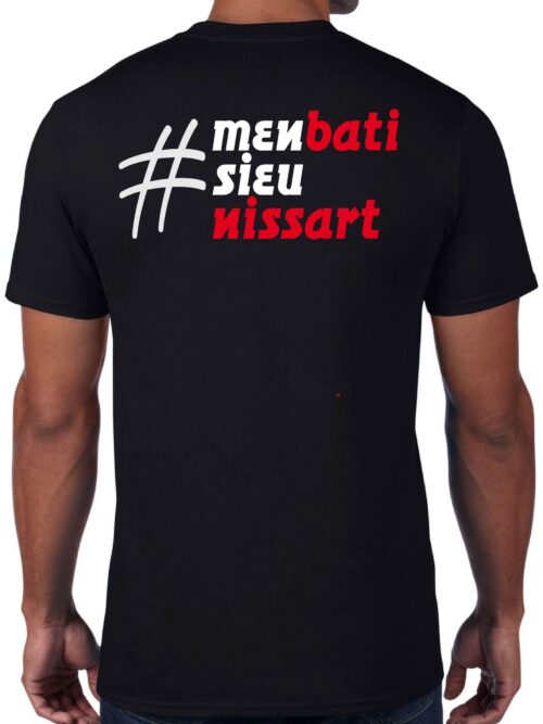 T-shirt Hashtag M'EN BATI SIEÙ NISSART