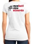 T-shirt Hashtag M&rsquo;EN BATI SIEÙ NISSARDA