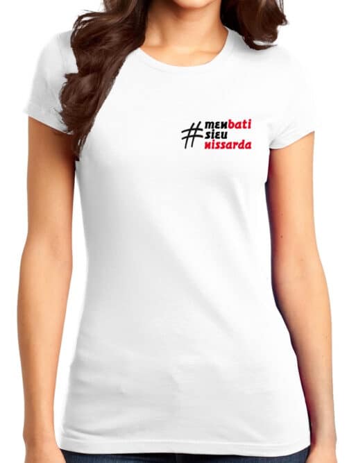 T-shirt Hashtag M'EN BATI SIEÙ NISSARDA