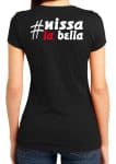 T-shirt femme Hashtag NISSA LA BELLA