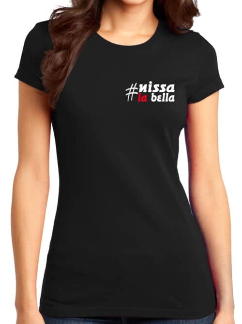 T-shirt femme Hashtag NISSA LA BELLA