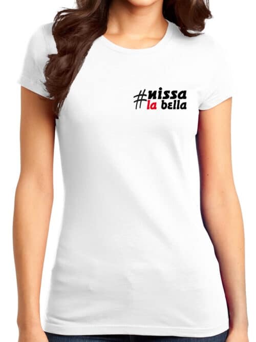 T-shirt femme Hashtag NISSA LA BELLA