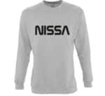 Sweat-shirt écriture NISSA NASA