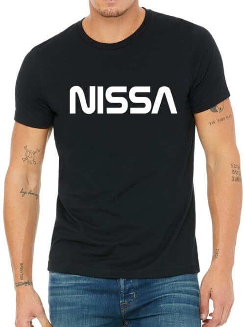 T-shirt écriture NISSA NASA