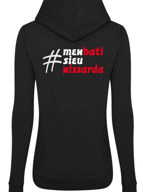 Sweat-shirt HASHTAG M'EN BATI SIEU NISSARDA