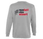 Sweat-shirt Hashtag « M&rsquo;EN BATI SIEU NISSART »