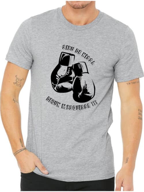 T-shirt Boxing ! SIEÙ DE NISSA DEGUN M'ESQUISSA