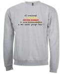 SOCCA, PAN BAGNAT…sweat-shirt de la gastronomie niçoise