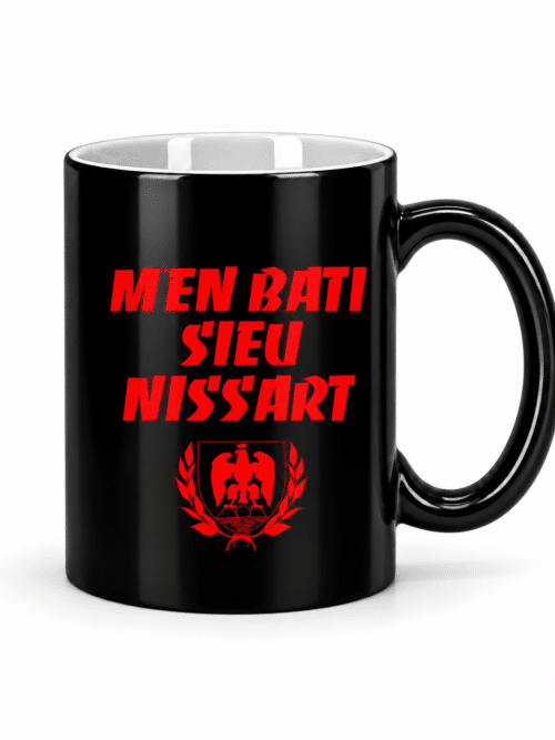 Mug " M’EN BATI SIEU NISSART / BLASON "